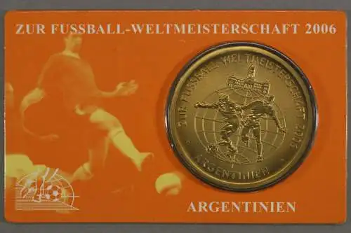 Medaille zur Fussball WM 2006, Ausgabe für Argentinien - 800687