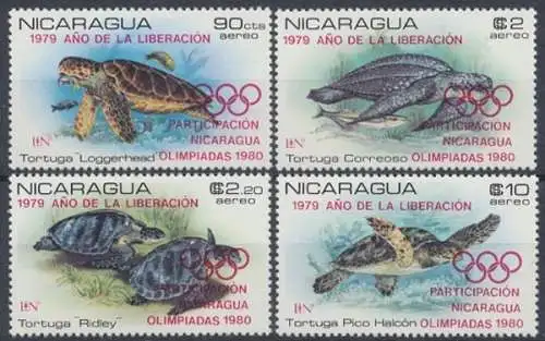 Nicaragua, MiNr. 2099-2102, postfrisch - 692852