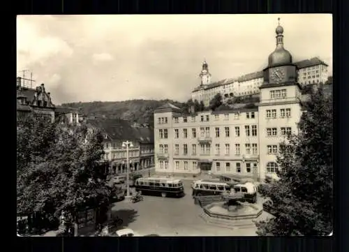 Rudolstadt, Markt mit 2 Bussen - 415400