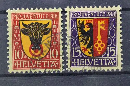 Schweiz, MiNr. 143-144, gestempelt - 661237