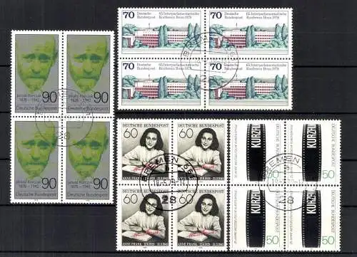 Deutschland (BRD), MiNr. 973,976,1003,1013 VB, gestempelt - 612886