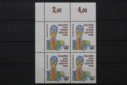 Deutschland, MiNr. 1089 Viererblock, Ecke li. oben, postfrisch - 661397