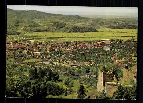 Oberkirch, Schwarzwald, Schauenburg mit Blick auf Oberkirch - 415678