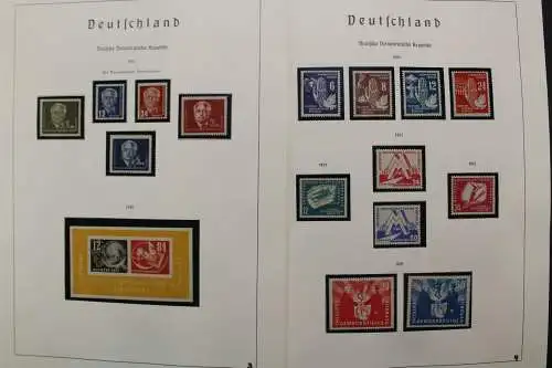 DDR 1949-1977, postfrische komplette Sammlung im Vordruck - 707249