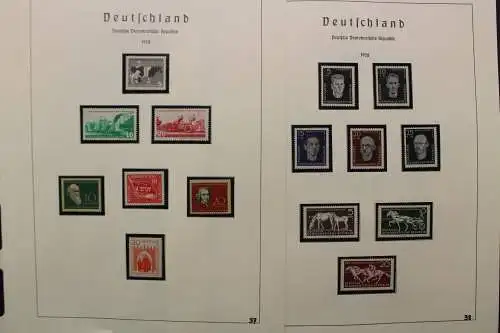 DDR 1949-1977, postfrische komplette Sammlung im Vordruck - 707249