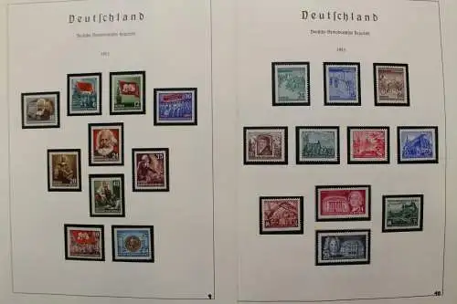 DDR 1949-1977, postfrische komplette Sammlung im Vordruck - 707249