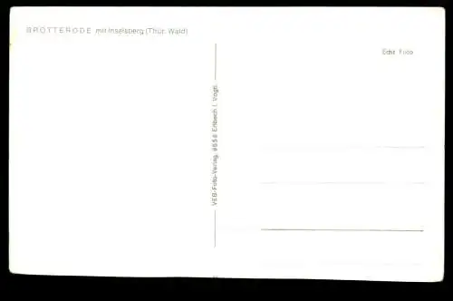 Brotterode / Thür. Wald, Teilansicht mit Inselsberg - 420496