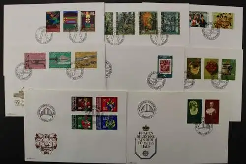 Liechtenstein, MiNr. 741-763, Jahrgang 1980, FDC - 662019