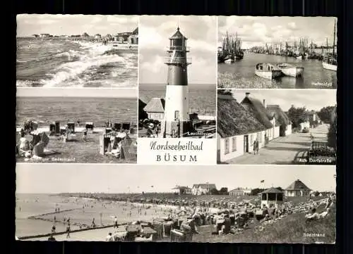 Büsum, Nordseebad, 6 Bilderkarte - 415840