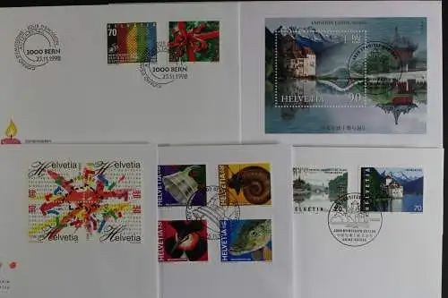 Schweiz, Partie aus 1998, FDC - 614147