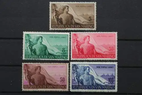 San Marino, MiNr. 397-401, postfrisch - 662227