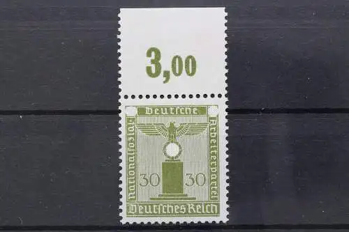 Deutsches Reich Dienst, MiNr. 164, Oberrand Platte, postfrisch - 662261