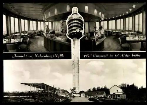 Kulpenberg/Kyffh., Fernsehturm, HO-Turmcafe in 78 Meter Höhe - 420704