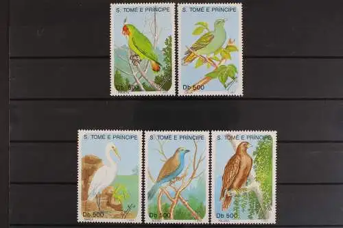 Sao Tome + Principe, Vögel, MiNr. 1405-1409, postfrisch - 615391