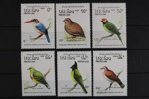 Laos, Vögel, MiNr. 1082-1087, postfrisch - 615596