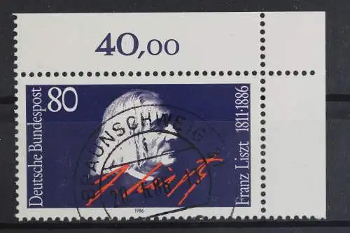 Deutschland (BRD), MiNr. 1285, Ecke rechts oben, EST - 619188