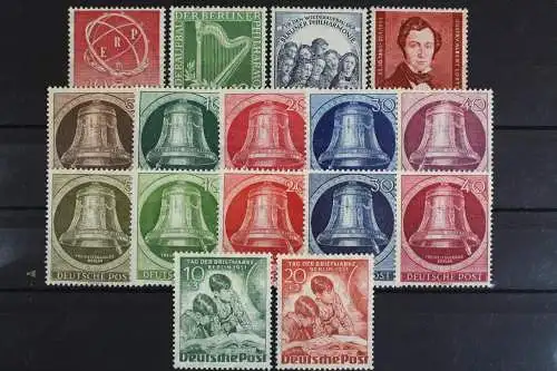 Berlin, MiNr. 71-86, Jahrgang 1950-1951, postfrisch - 618980