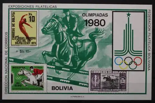 Bolivien, MiNr. Block 88, postfrisch - 202381