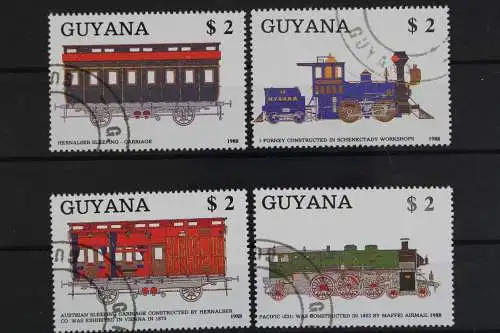 Guyana, Eisenbahn, MiNr. 2475-2478, gestempelt - 617138