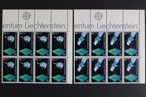 Liechtenstein, MiNr. 1011-1012, 8er Bogenteil, postfrisch - 620804