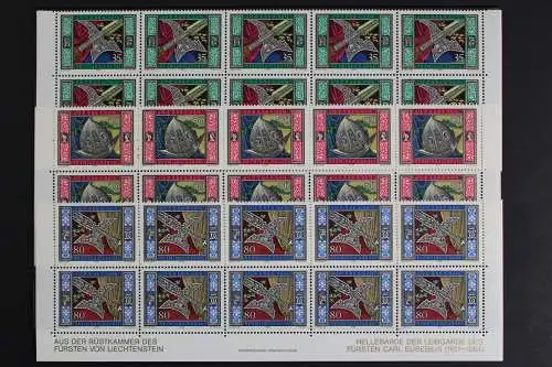 Liechtenstein, MiNr. 890-892, 10er Bogenteile, postfrisch - 620694