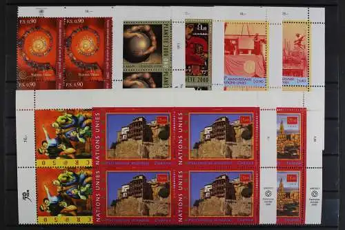 UNO Genf, MiNr. 384, 389-392, 399-400, 407, VB, postfrisch / MNH - 621480