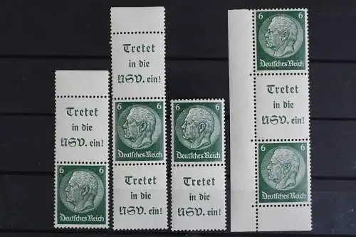 Deutsches Reich, MiNr. S 191- S 194, 4 Zd's, postfrisch - 621861