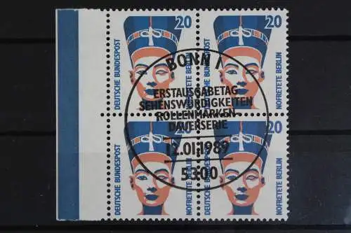 Deutschland (BRD), MiNr. 1398, 4er Block, linker Rand, ESST - 622534