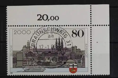 Deutschland (BRD), MiNr. 1402, Ecke rechts oben, EST - 619176