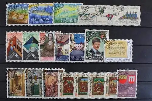 Liechtenstein, MiNr. 916-936, Jahrgang 1987, gestempelt - 621296