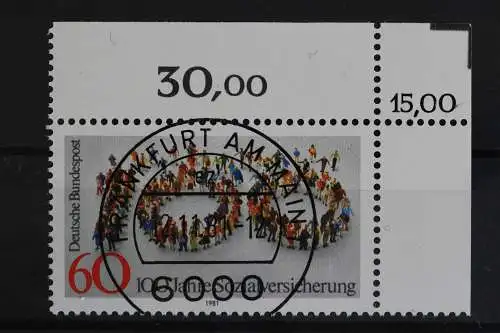 Deutschland (BRD), MiNr. 1116, Ecke re. oben mit KBWZ, EST - 622114