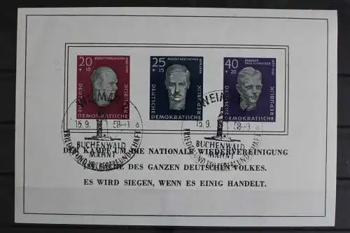 DDR, MiNr. Block 15, ESST, BPP Signatur - 622222