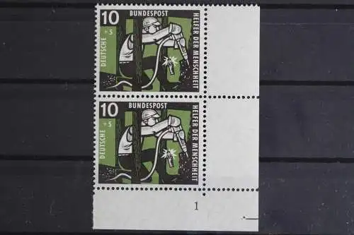 Deutschland (BRD), MiNr. 271, senkr. Paar, Ecke re. u., FN 1, postfrisch - 621015