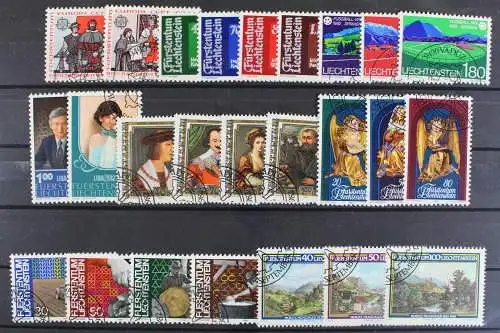 Liechtenstein, MiNr. 791-815, Jahrgang 1982, gestempelt - 621447