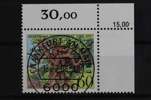 Deutschland (BRD), MiNr. 1356, Ecke re. oben mit KBWZ, gestempelt - 622565