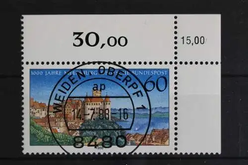 Deutschland (BRD), MiNr. 1376, Ecke rechts oben mit KBWZ, EST - 620071