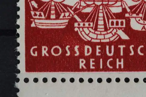 Deutsches Reich, MiNr. 862 PLF f 46, 6er Block, Unterrand, ungebraucht - 624335