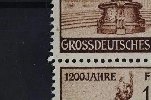 Deutsches Reich, MiNr. 886 PLF II, 9er Block, Oberrand, postfrisch - 623267