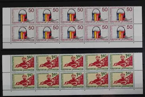 Liechtenstein, MiNr. 945-946, 10er Bogenteile, postfrisch - 620695