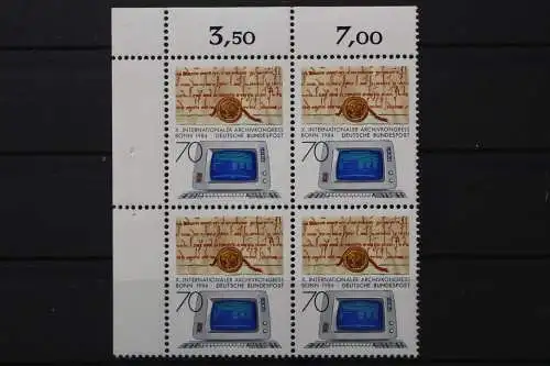 Deutschland, MiNr. 1224 Viererblock Ecke links oben, postfrisch - 204728