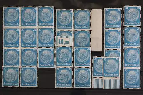 Deutsches Reich, MiNr. 521, 28 Marken, postfrisch - 623080