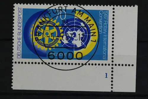 Deutschland (BRD), MiNr. 1327, Ecke re. unten, FN 1, gestempelt - 622574