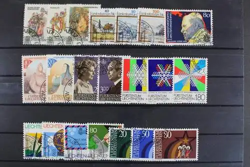 Liechtenstein, MiNr. 816-836, Jahrgang 1983, gestempelt - 621448