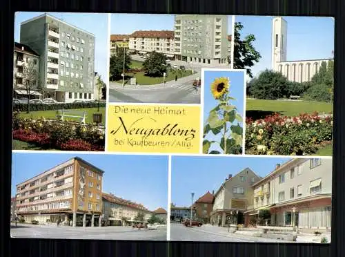 Neugablonz, bei Kaufbeuren, Allgäu, 5 Ortsansichten - 416951