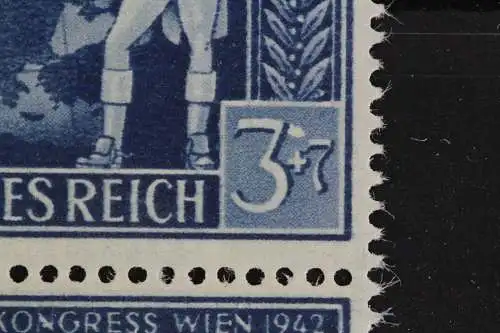 Deutsches Reich, MiNr. 820, 4er Block, PLF IV, li. Rand, postfrisch - 625336