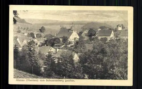 Altenau (Oberharz), Blick vom Schwarzenberg auf den Ort - 416531