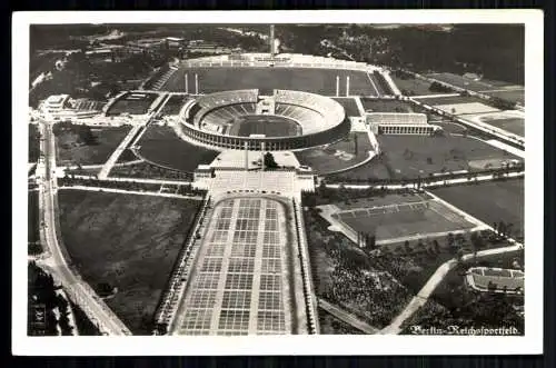 Berlin, Gesamtansicht vom Reichssportfeld, Fliegeraufnahme - 416207