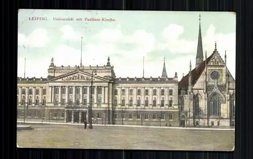 Leipzig, Universität mit Pauliner Kirche - 416789