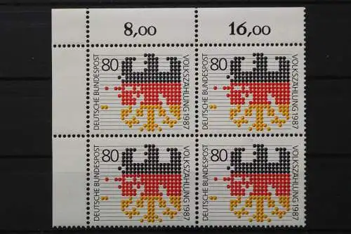 Deutschland, MiNr. 1309 Viererblock Ecke links oben, postfrisch - 204699