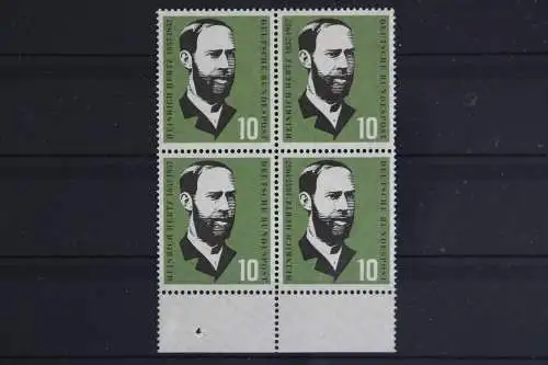 Deutschland (BRD), MiNr. 252, 4er Block, Unterrand, postfrisch - 624717